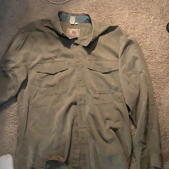 The territory ahead tan casual button up - Picture 3 of 5